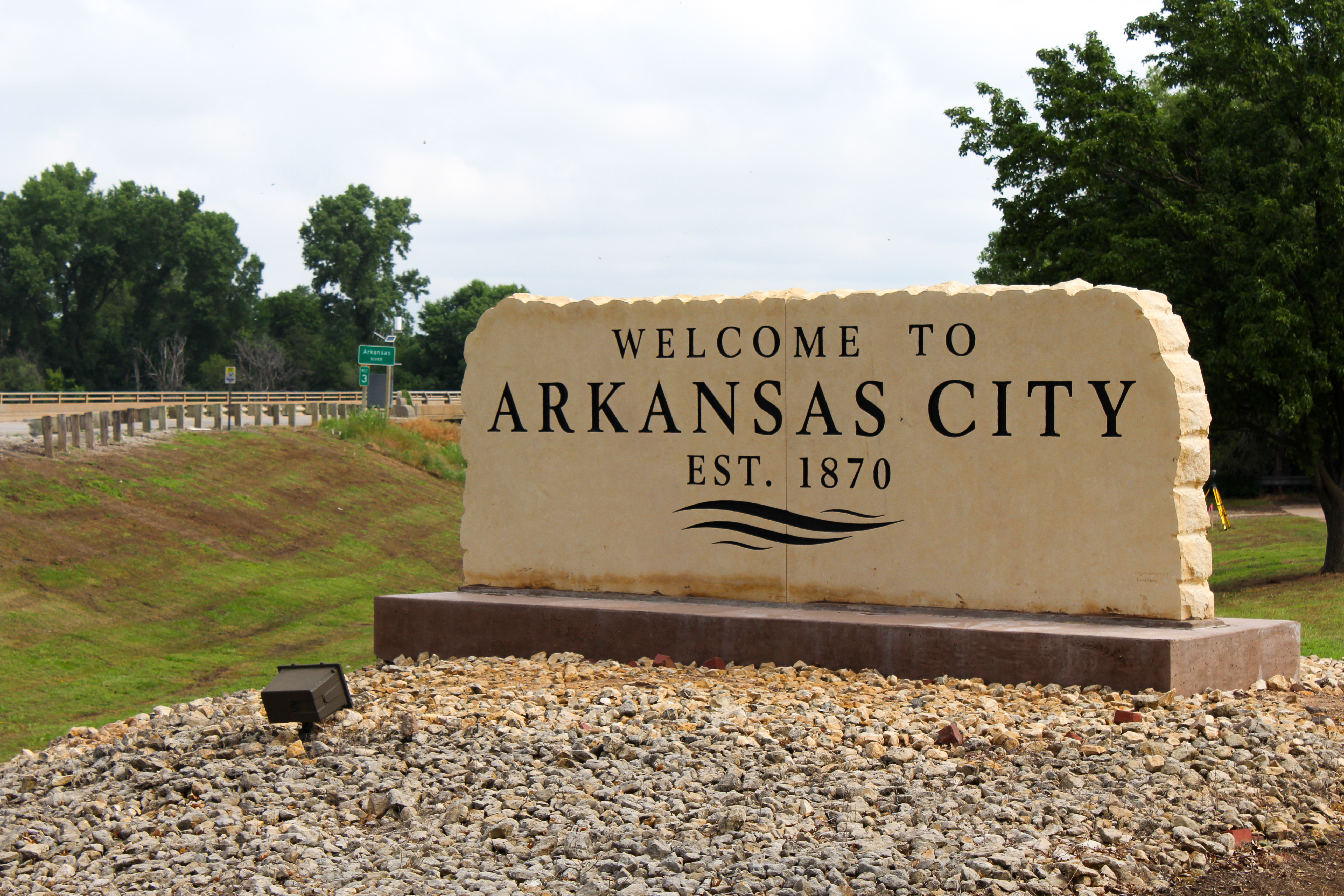 New Ark City Welcome Sign